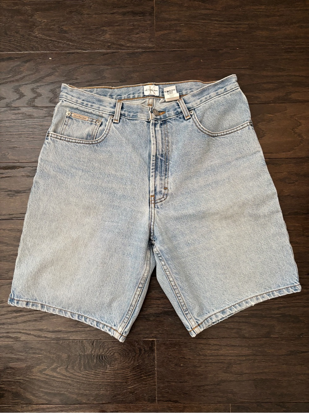 Vintage Calvin Klein Jeans Light Blue Men’s Denim Shorts